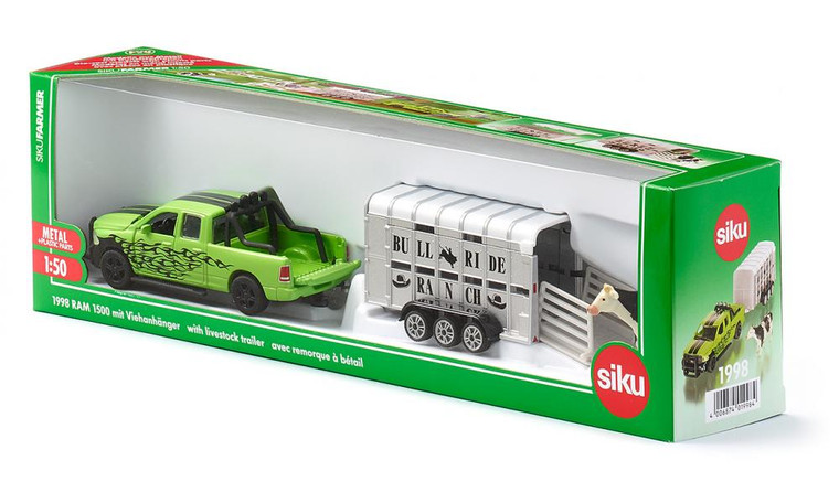 SIKU 1:50 RAM 1500 with Livestock Trailer (1998)