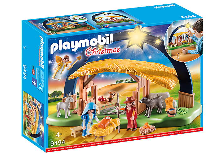 Playmobil Christmas Illuminating Nativity Manger (9494)