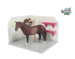 Kids Globe Horse Wash Box Pink 1:24 Scale (0205)