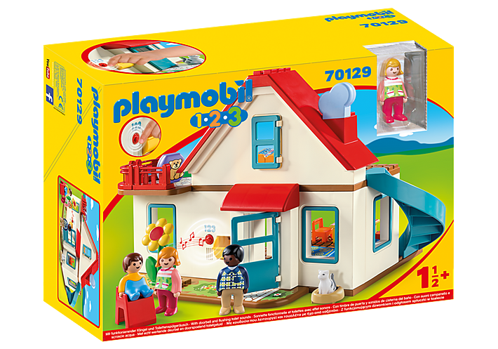 Playmobil 1.2.3 Family Home (70129)