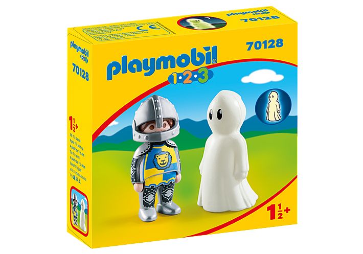 Playmobil 1.2.3 Knight with Ghost (70128)