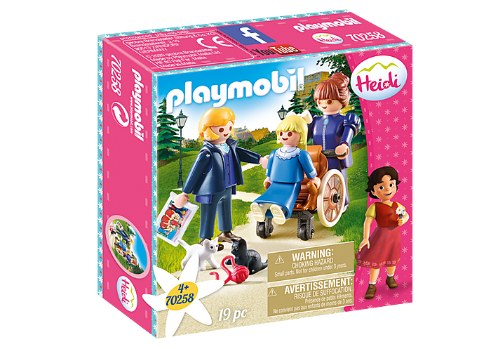 Playmobil Heidi Clara, Father and Miss Rottenmeier (70258)
