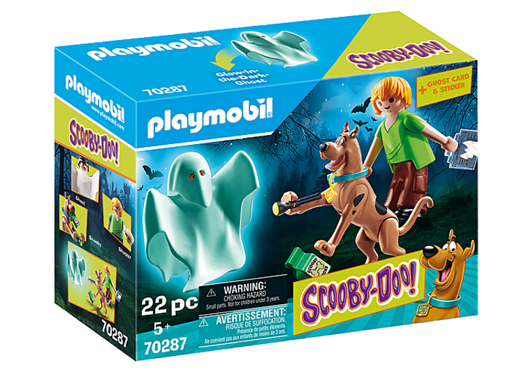 Playmobil SCOOBY-DOO! Scooby and Shaggy with Ghost (70287)