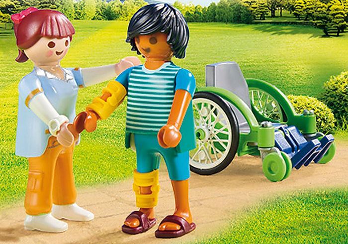 Playmobil City Life Patient in Wheelchair (70193)