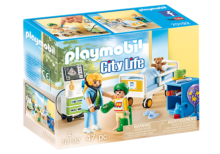 Playmobil Children's Hospital Room (70192)