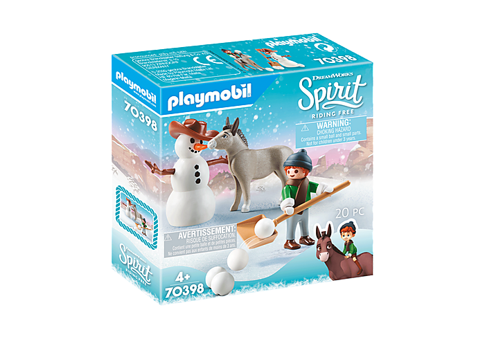 Playmobil Spirit Christmas Snow time with Snips and Señor Carrots (70398)