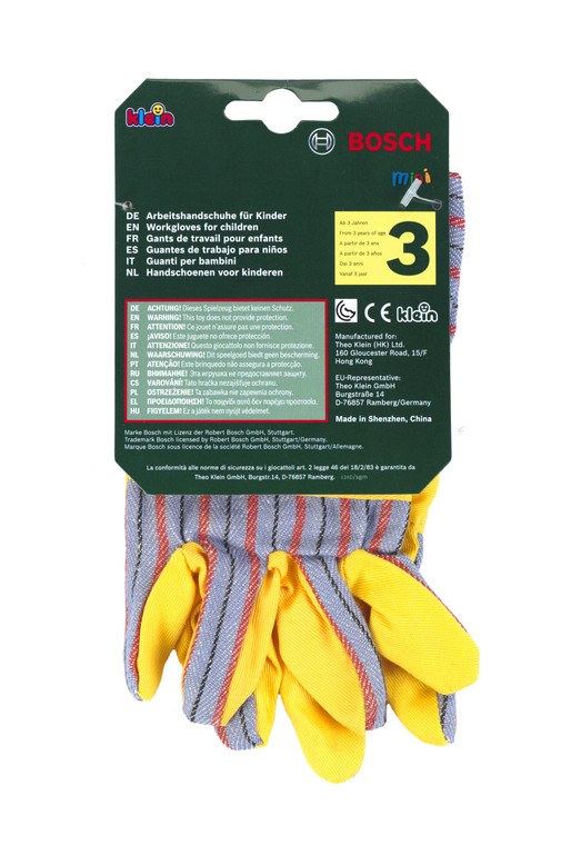 Theo Klein BOSCH Kids Work Gloves (8120)