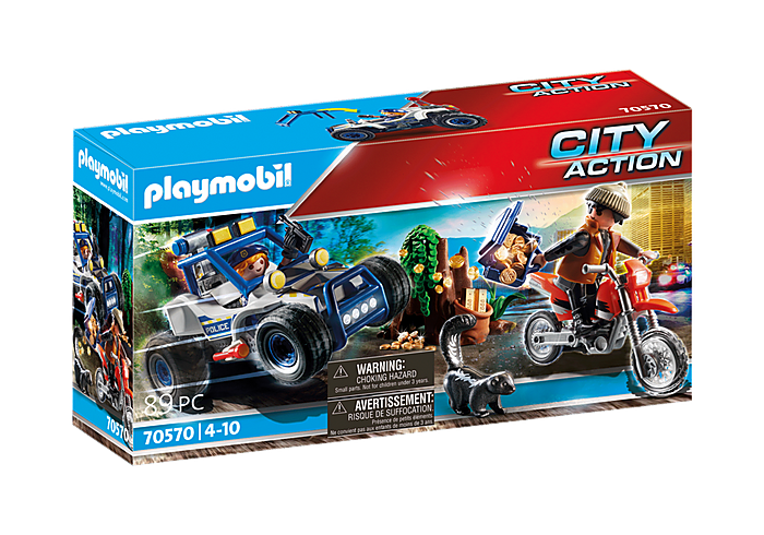 Playmobil Police Off-Road Car with Jewel Thief (70570)