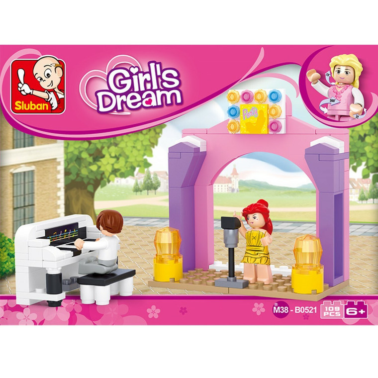 Play Bricks Girl's Dream Concert Piano Solo (20521)