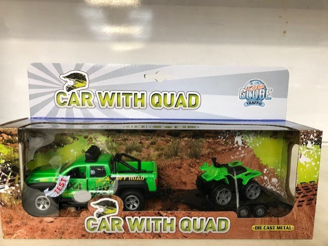 Kids Globe SUV with Quad and Trailer (0220)