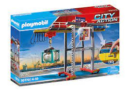 Playmobil Cargo Crane with Container (70770)
