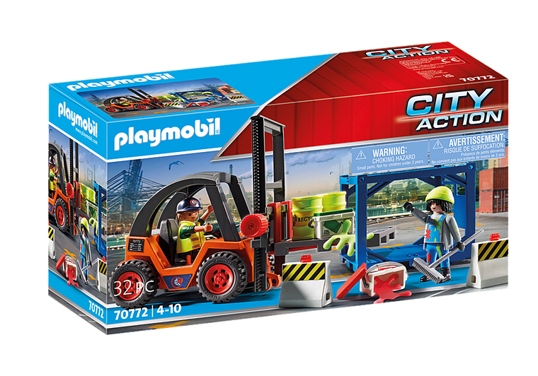 Playmobil Forklift with Freight (70772)