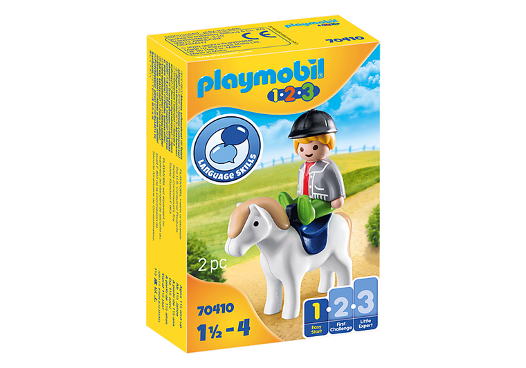 Playmobil 1.2.3 Boy with Pony (70410)
