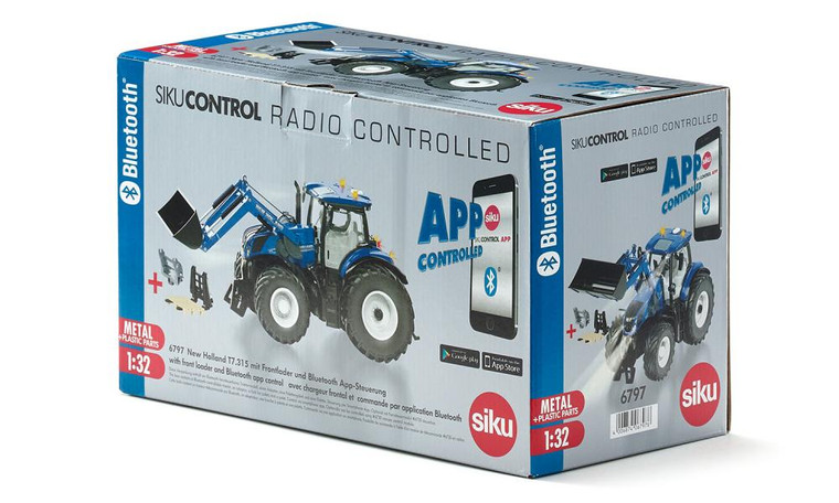 SIKU Bluetooth Controlled New Holland with Front Loader (6797)