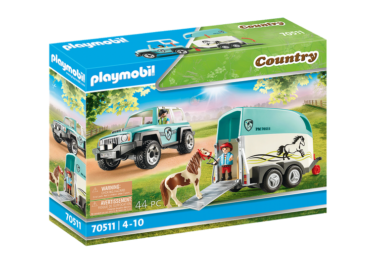 Playmobil Country Car with Pony Trailer (70511)