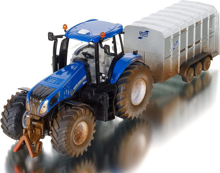 New Holland with Ifor Williams Trailer (3607)