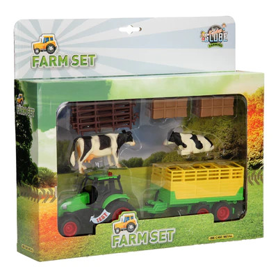 Farm Play Set with Trailer and Accessories (0727)