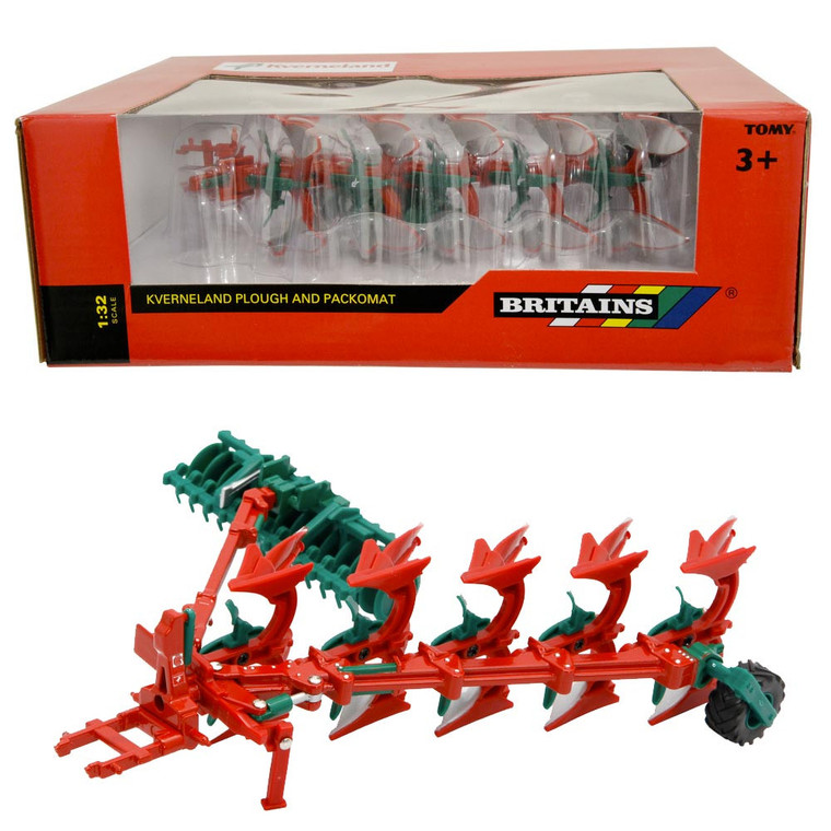 Britains Kverneland Plough and Packomat (43049A1)
