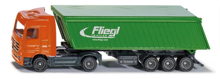 Truck with Fliegl Trailer and roof (1796)