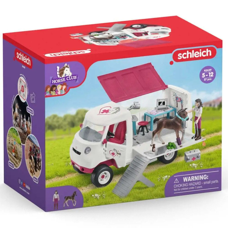 Schleich Mobile Vet with Hanoverian Foal (42439)