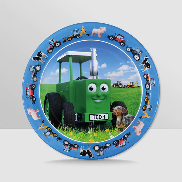Tractor Ted and Midge Party Plates 