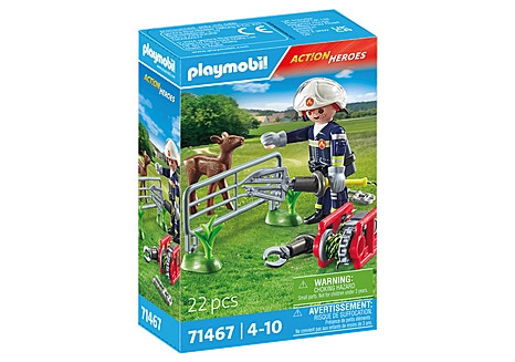 Playmobil Firefighter Animal Rescue (71467)