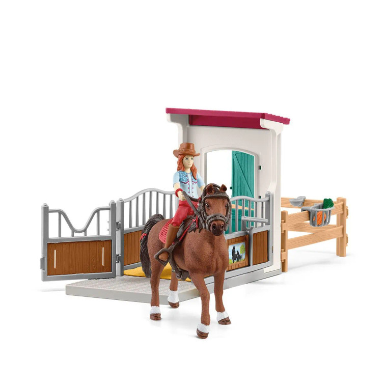 Schleich Horse Box with Hannah and Cayenne (42710)