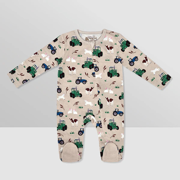 Tractor Ted Baby Sleepsuit 