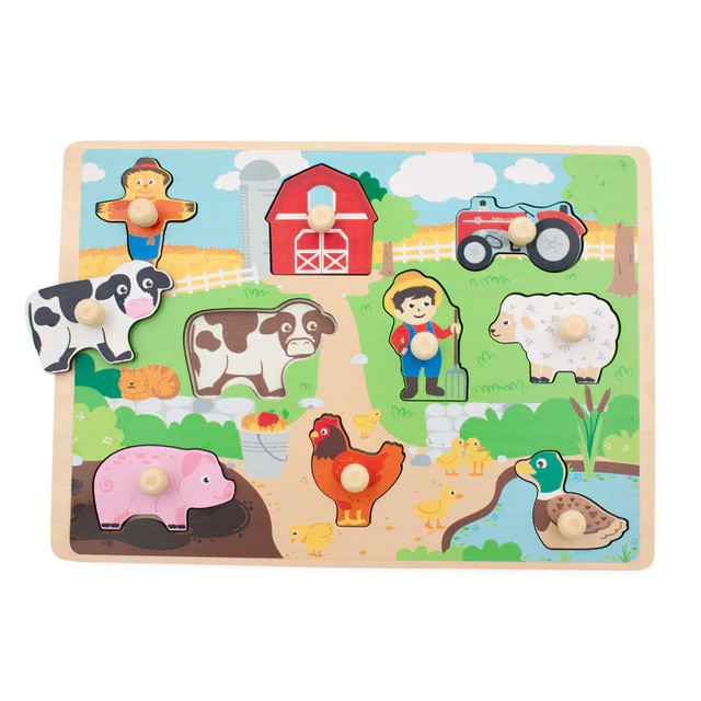 Farm Peg Puzzle 
