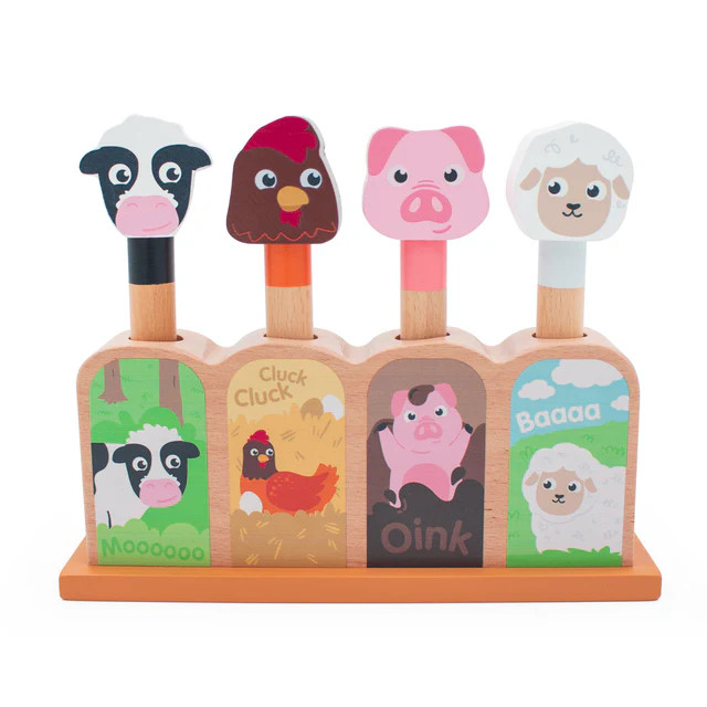 Pop Up Farm Animals 