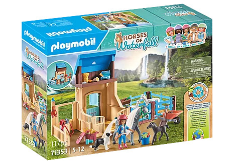 Horse Stall with Amelia and Whisper (71353)