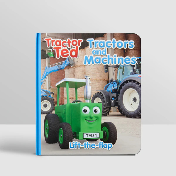 Tractors and Machines Lift-the-flap Board Book
