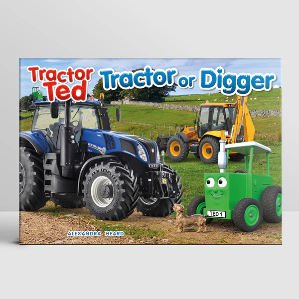 Tractor Ted Tractor or Digger Story Book