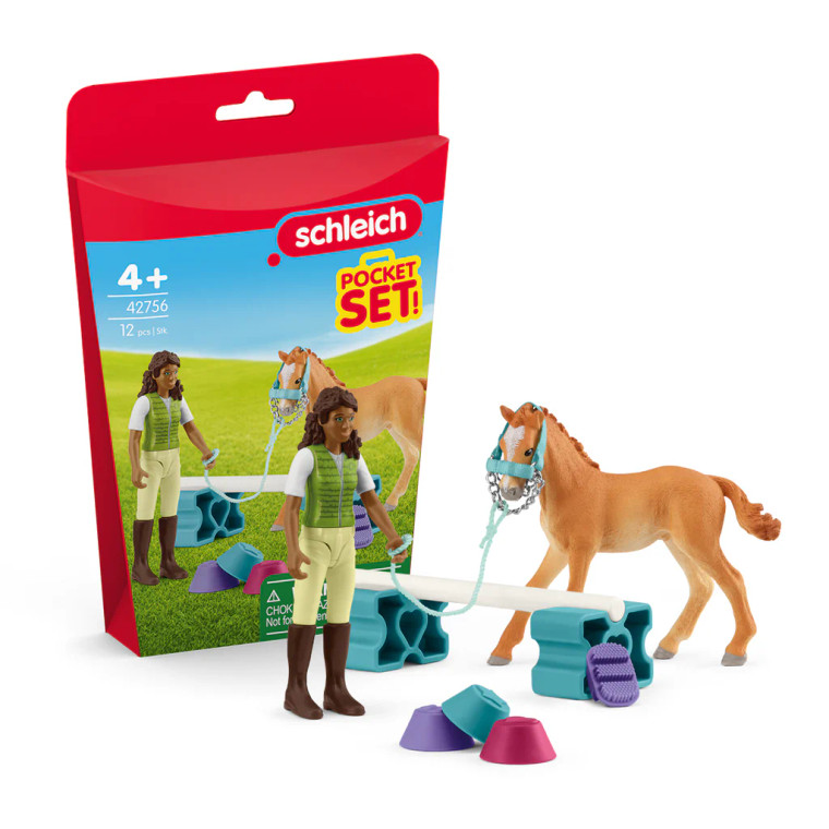 Schleich Horse Training Playset with Tennessee Walker Foal (42756)
