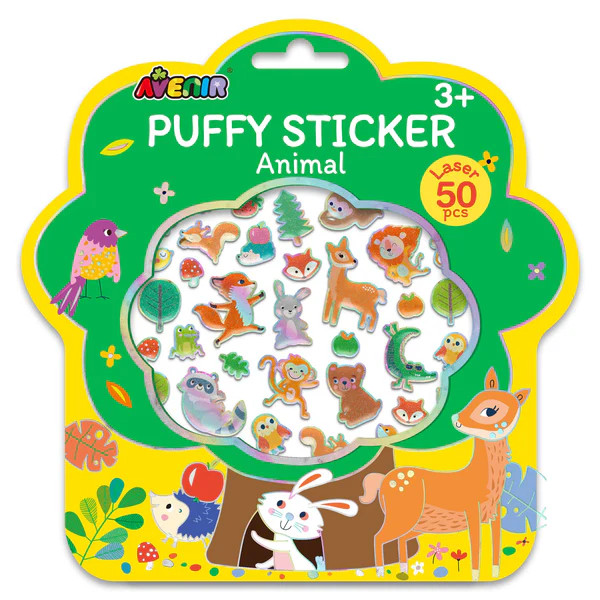 Puffy Stickers Animals
