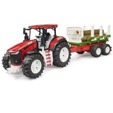Bruder Roadmax Tractor With Forestry Trailer (3453)