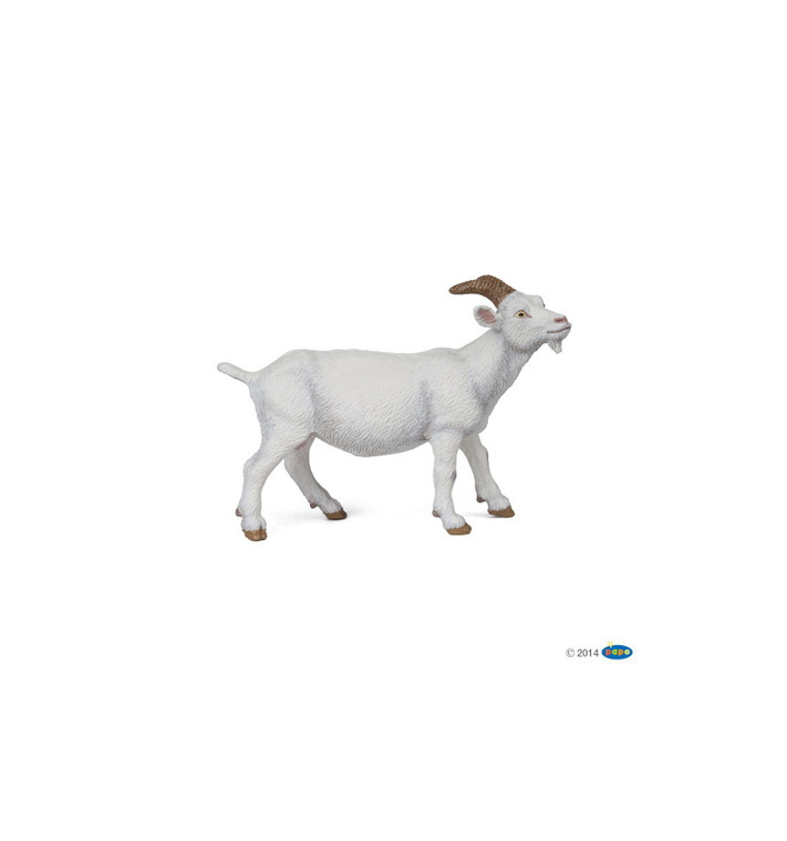 Papo White Nanny Goat (51144)