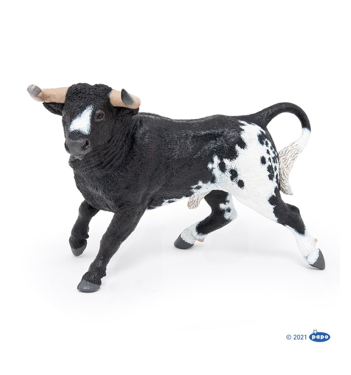 Papo Black And White Spanish Bull (51184)