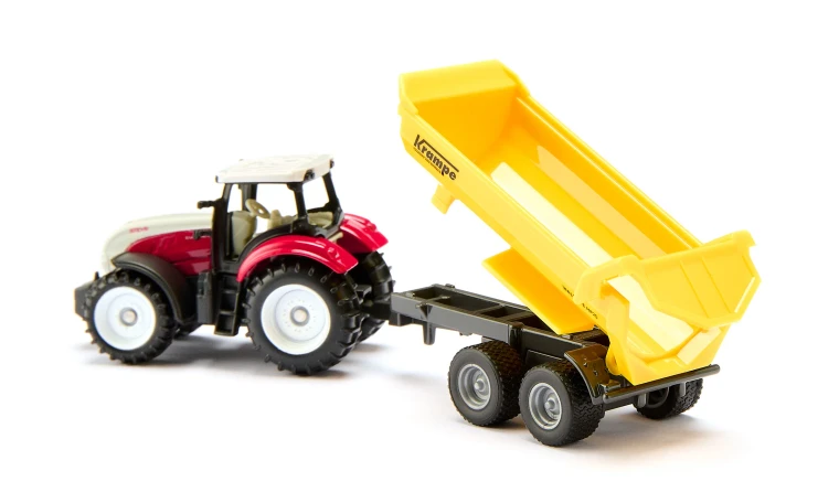 Siku Steyr and tipping trailer (1132)