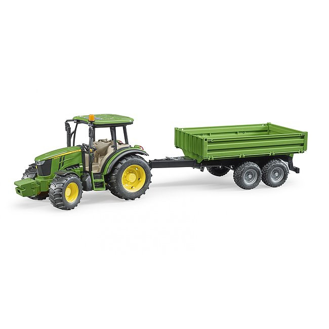 Bruder John Deere 5115M with Tipping Trailer (2108)