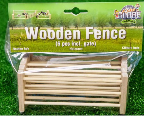 Kids Globe Wooden Fences 1:24 (Pack of 6) 61.0102