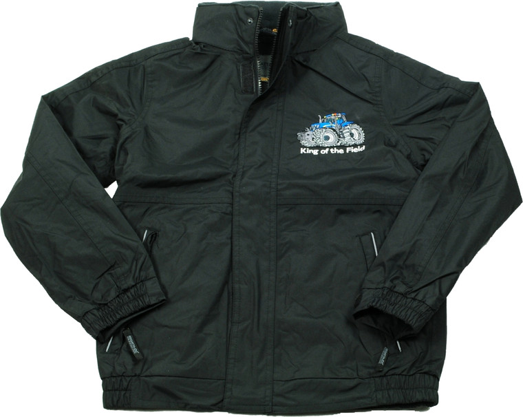 'King of the Field' Children's Jacket Blue Logo