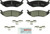 Bosch Disc Brake Pad Set P/N:BC967