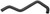 Gates Radiator Coolant Hose P/N:22435