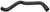 Gates Radiator Coolant Hose P/N:21277