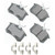 Akebono EURO Disc Brake Pad Set P/N:EUR340B