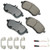 Akebono EURO Disc Brake Pad Set P/N:EUR1340A
