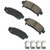 Akebono Performance Disc Brake Pad Set P/N:ASP883A