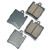 Akebono EURO Disc Brake Pad Set P/N:EUR873