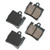 Akebono EURO Disc Brake Pad Set P/N:EUR848